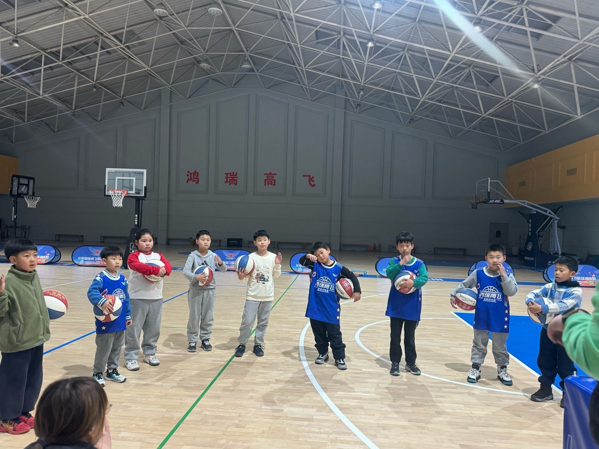 篮球训练动作小学生